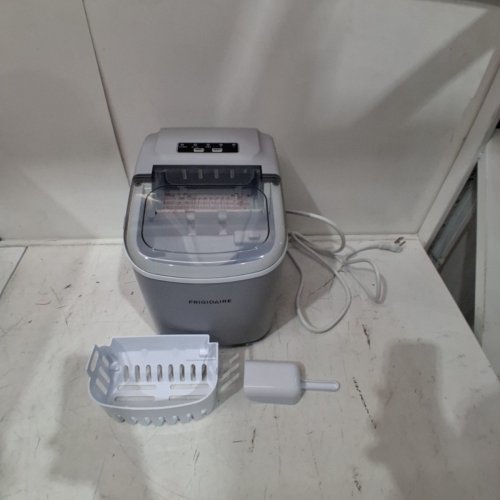 FRIGIDAIRE COMPACT COUNTERTOP ELECTRIC ICE MAKER - MAKES 26LBS OF ICE/DAY - SILVER (MODEL: EFIC189-B-SILVER) image 3