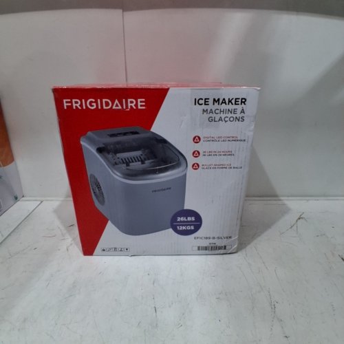 FRIGIDAIRE COMPACT COUNTERTOP ELECTRIC ICE MAKER - MAKES 26LBS OF ICE/DAY - SILVER (MODEL: EFIC189-B-SILVER) image 5