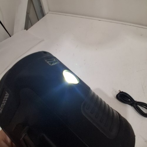 AMACOOL PORTABLE WAIST FAN WITH LIGHT - 5 MODES - BLACK (MODEL: K50) image 3