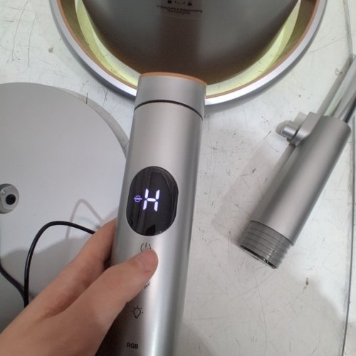 DREO POLYFAN 508S PEDESTAL AIR CIRCULATOR FAN WITH REMOTE AND AMBIENT LIGHTING - 35.04" TALL - 20DB - SILVER (MODEL: DR-HPF008S) image 2