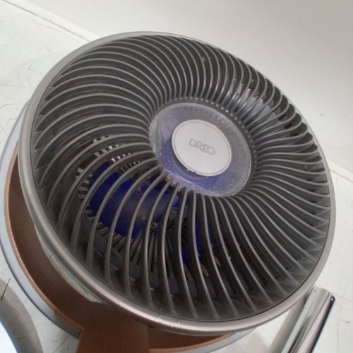 DREO POLYFAN 508S PEDESTAL AIR CIRCULATOR FAN WITH REMOTE AND AMBIENT LIGHTING - 35.04" TALL - 20DB - SILVER (MODEL: DR-HPF008S) image 4