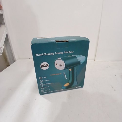 FOLDABLE HAND HANGING IRONING STEAMER MACHINE - 1500W - BLACK (MODEL: DJ.1011) image 2