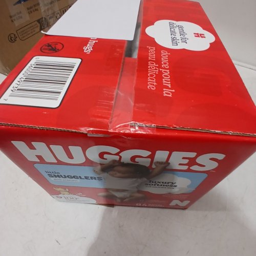 84PK HUGGIES LITTLE SNUGGLERS DIAPERS - SIZE NB image 3