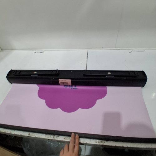 EASY ROLL UP PORTABLE BANNER STAND - 38"X80" - BLACK image 2