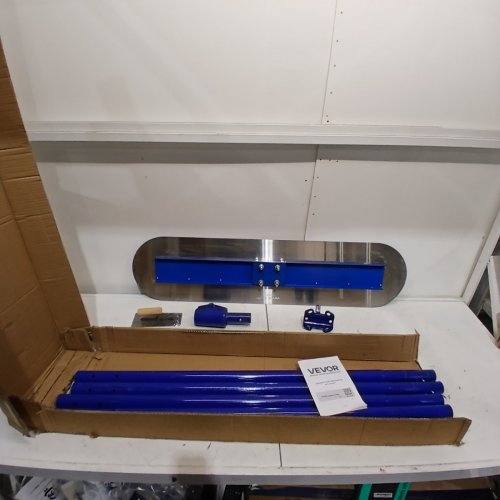 VEVOR BULL FLOAT MAGNESIUM CONCRETE FLOAT TOOL - 47" X 12" - BLUE (MODEL: XSJ-2024-06) image 2