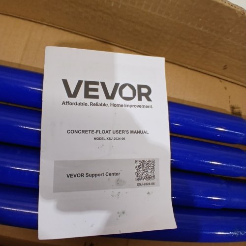 VEVOR BULL FLOAT MAGNESIUM CONCRETE FLOAT TOOL - 47" X 12" - BLUE (MODEL: XSJ-2024-06) image 4