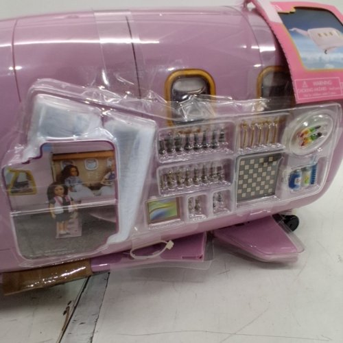 38PC KIDS LORI LUXURY JET AIRPLANE - FOR 6" DOLLS - PINK image 4