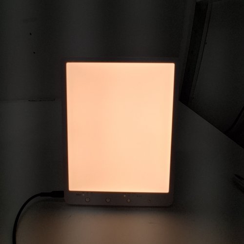 LED LIGHT THERAPY LAMP WITH BUILT-IN KICKSTAND AND TOUCH CONTROLS - 5000-10000LM - WHITE (MODEL: LT01) image 2