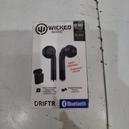 WICKED AUDIO DRIFTR TRUE WIRELESS HEADPHONES - BLUETOOTH - BLACK (MODEL : WI-TW2150-CA) image 4