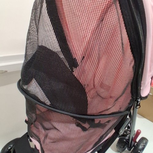 PET GEAR TRAVEL LITE PLUS PET STROLLER FOR UP TO 15LBS - 38" - PINK image 3