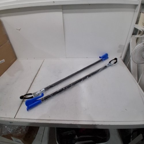 2PK AMAZONBASICS METAL REACHER GRABBER - 38'' - BLACK/BLUE image 2