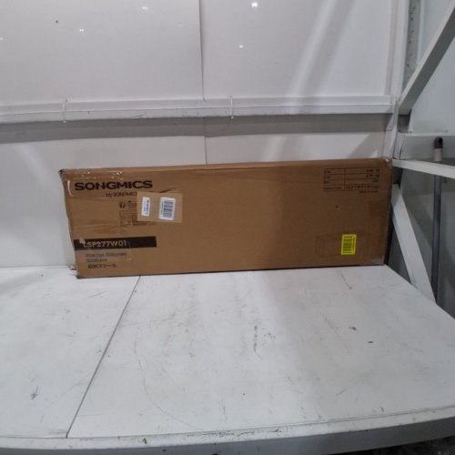 SONGMICS STORAGE OTTOMAN - BEIGE (MODEL: LSPZ77W01) image 5