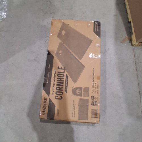GOSPORTS WOOD CORNHOLE SET - 4FT X 2FT - BEIGE/WOOD (MODEL : CH-02-WOOD-NATURAL) image 2