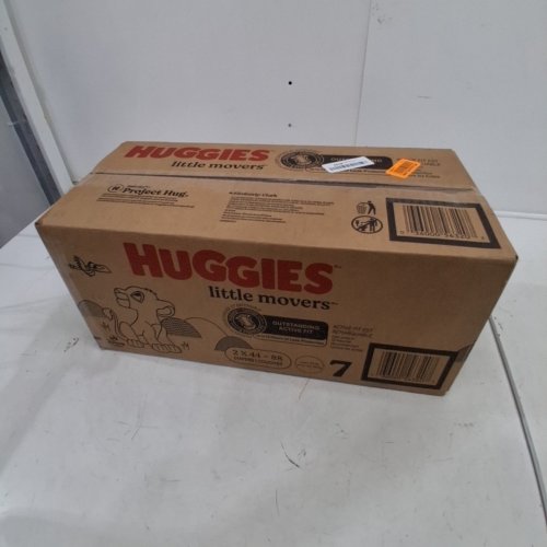 88PK HUGGIES LITTLE MOVERS BABY DIAPERS - SIZE 7 image 2