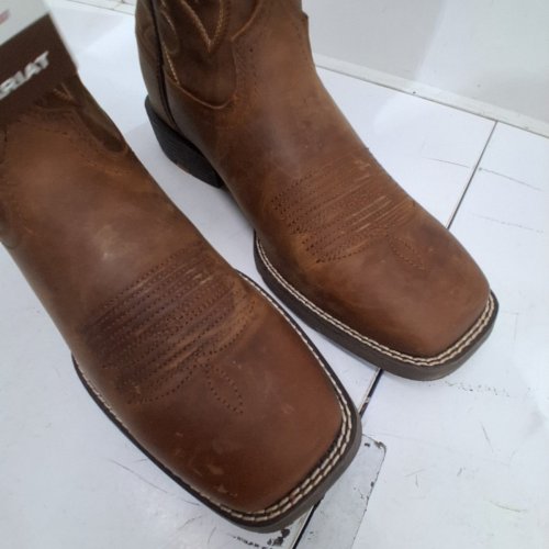 MEN'S ARIAT SPORT OUTDOOR COWBOY BOOTS - SIZE 9.5 - DISTRESSED BROWN (STYLE : 10038330) image 6