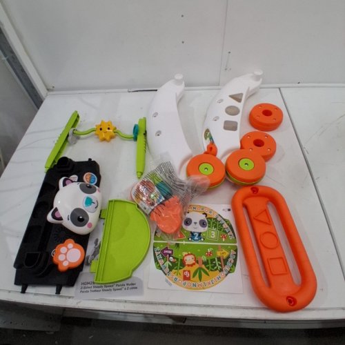 FISHER-PRICE 2-SIDED STEADY SPEED PANDA WALKER INTERACTIVE BABY TOY WITH LIGHT, 100+ SONGS, SOUNDS & PHRASES - MULTICOLOUR (MODEL: ‎HGM26) image 3