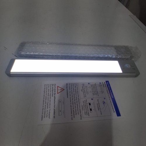 2PK UNDER CABINET LIGHTS 63 LED RECHARGEABLE BATTERY OPERATED MOTION SENSOR LIGHT - 10" - 3000K (MODEL: GLS-C010) image 2