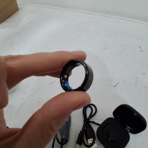 SMART RING, FITNESS TRACKER - SIZE 8 - BLACK image 3