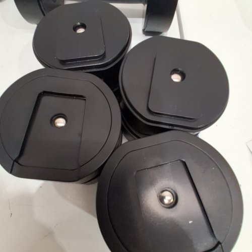 14PC MERACH 4-IN-1 ADJUSTABLE DUMBBELLS -0.5KG EACH - BLACK / SILVER (MODEL: MR-2444L1) image 3