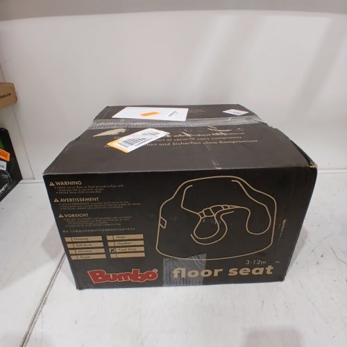 BUMBO FLOOR SEAT FOR TODDLERS - 3-12 MONTHS OLD - COOL GREY image 4