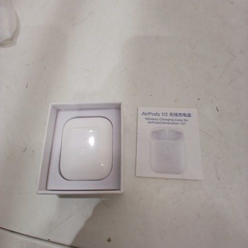 JINSTYLES AIRPOD CASE WITH BLUETOOTH PAIRING SYNC BUTTON AND WIRELESS CHARGING CAPABILITY - FOR AIRPODS 1/2 - WHITE (MODEL: Y006) image 2