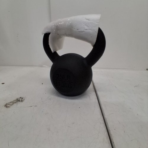 YES4ALL SOLID CAST IRON KETTLEBELL - 25LB - BLACK (MODEL: KFKQ) image 2