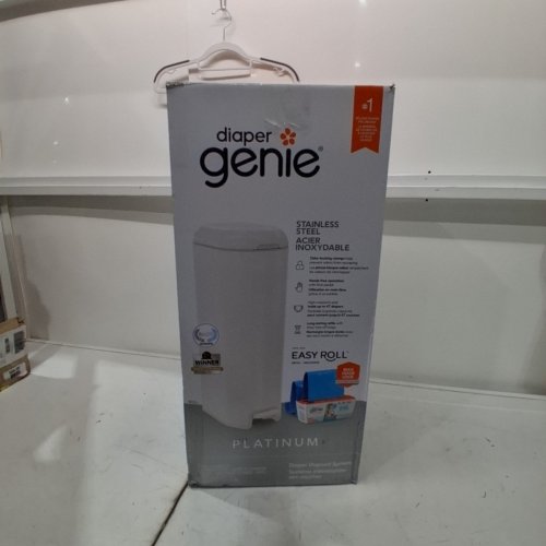 DIAPER GENIE SIGNATURE PLATINUM DIAPER PAIL - 27" - WHITE (MODEL: I000808) image 5