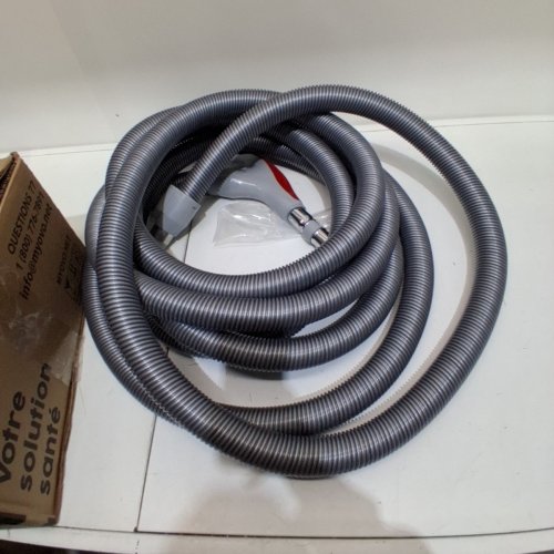 NADAIR CENTRAL VACUUM UNIVERSAL LOW-VOLTAGE HOSE- 40FT- GREY/RED image 2
