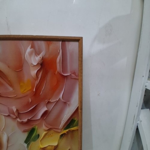 CHDITB FLORAL WALL ART FRAMED CANVAS FLOWERS ARTWORK - 20" X 40" - MULTI COLOUR (MODEL:CHDITB) image 3