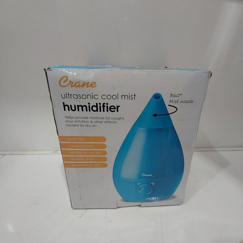CRANE ULTRASONIC COOL MIST HUMIDIFIER - 1 GAL - BLUE image 3