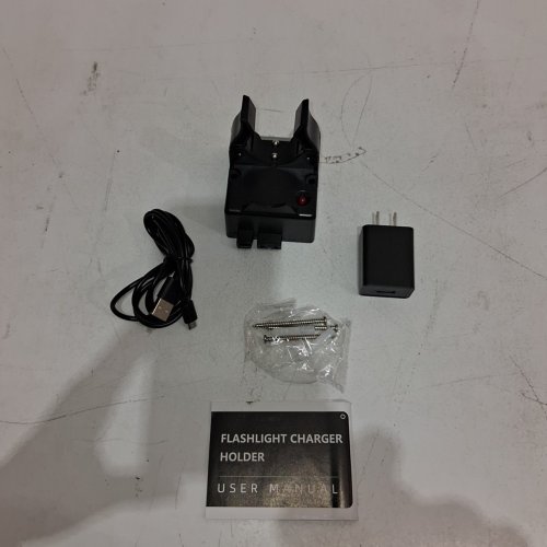 UPGRADED CHARGER HOLDER COMPATIBLE WITH STREAMLIGHT STINGER SERIES FLASHLIGHT - BLACK image 2