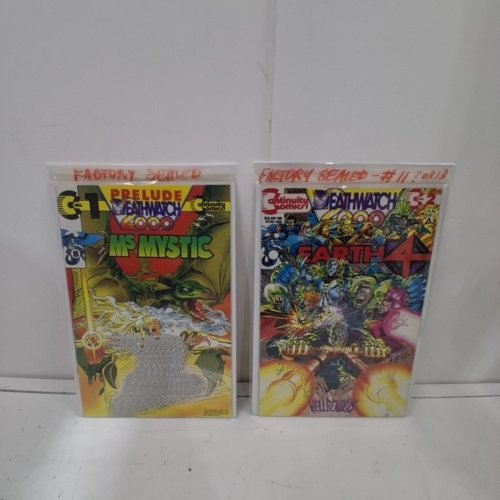 4 ASSTD CONTINUITY COMIC BOOKS - EARTH 4 #2, MS. MYSTIC #1, #2, MEGALITH #2 - VARIOUS AUTHORS image 3