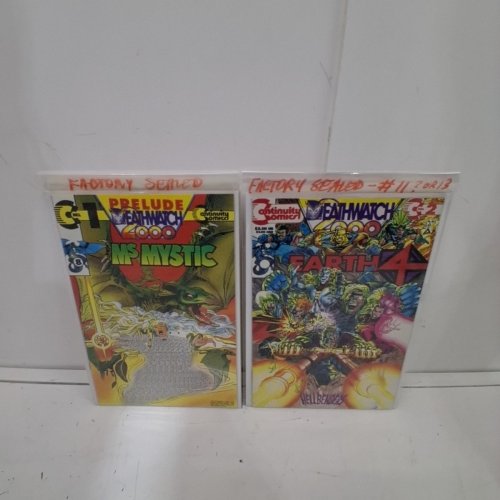 4 ASSTD CONTINUITY COMIC BOOKS - EARTH 4 #2, MS. MYSTIC #1, #2, MEGALITH #2 - VARIOUS AUTHORS image 5