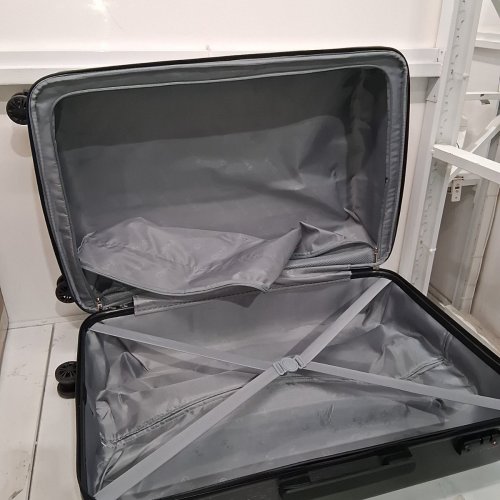 COOLIFE EXPANDABLE HARDSIDE SPINNER SUITCASE LUGGAGE WITH TSA LOCKS - 28" - SILVER GREY (MODEL: LUGGAGE981ABS) image 4