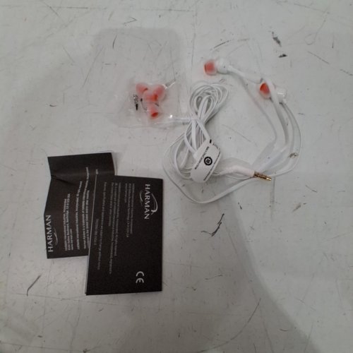 JBL TUNE 110 IN EAR HEADPHONES - WHITE image 2