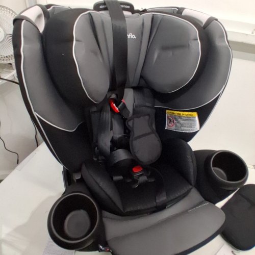 EVENFLO REVOLVE 360 EXTEND 3-IN-1 CONVERTIBLE CAR SEAT - 4LBS-120LBS GREY (MODEL: CS360112405C) image 3
