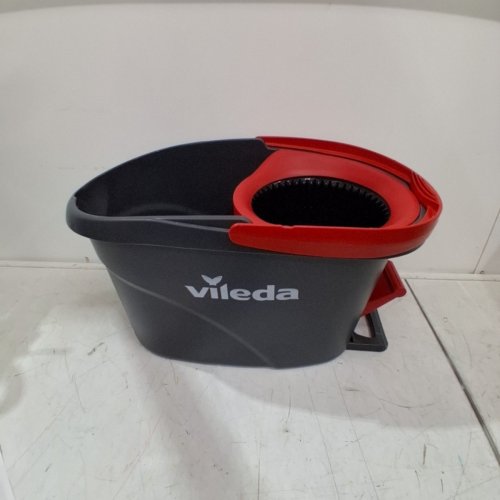 BUCKET ONLY - VILEDA EASYWRING SPIN MOP & BUCKET SYSTEM - BLACK/RED image 2