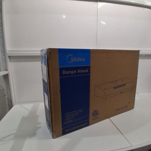 MIDEA UNDER CABINET CONVERTIBLE SLIM RANGE HOOD WITH 3-SPEED EXHAUST - 30" / 120V - STAINLESS STEEL (MODEL: MVU30W4AST) image 6