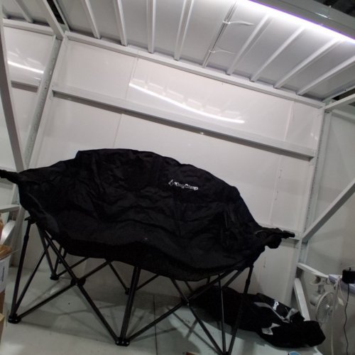 KINGCAMP 2 SEATER FOLDING CAMPING CHAIR- 660 LBS - BLACK image 4
