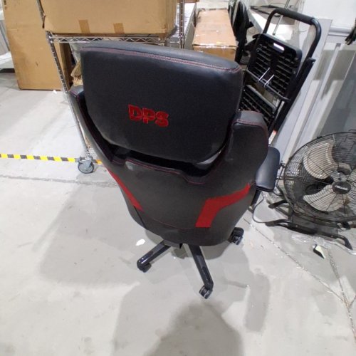 DPS ENCORE 3D INSIGHT GAMING OFFICE CHAIR - 49.5" X 27.5" X 29.2" - BLACK / RED image 4