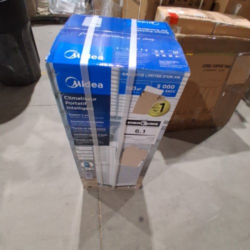 MIDEA PORTABLE AIR CONDITIONER WITH WHEELS - 115V - 350SQ.FT - WHITE (MODEL: MAP05R1CWWA) image 2
