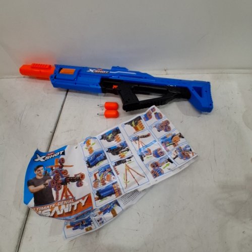 ZURU XSHOT INSANITY MAD MEGA BARREL WITH 72 DARTS image 2