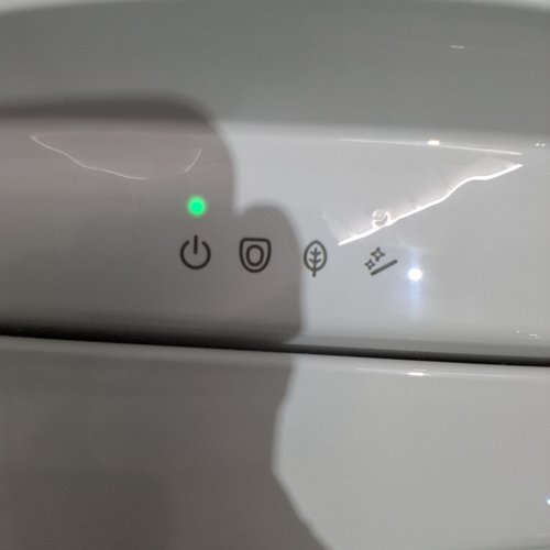 TOTO WASHLET S5 ELECTRONIC ROUND BIDET TOILET SEAT WITH INSTANT WATER HEATING, HEATED SEAT, NIGHT LIGHT & SIDE CONTROL - COTTON WHITE (MODEL: SW3445#01) image 2