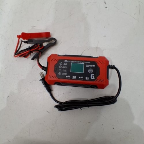 CAR BATTERY CHARGER & MAINTAINER -12V- RED/BLACK (MODEL: H-6CS) image 3