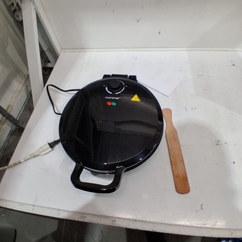 NUTRICHEF NON-STICK ELECTRIC MULTIPURPOSE PIZZA COOKER - 12" /1500W - BLACK (MODEL: ‎NCSW837BLACK) image 3