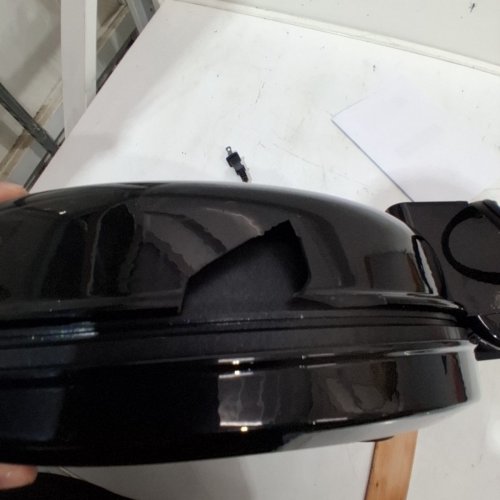 NUTRICHEF NON-STICK ELECTRIC MULTIPURPOSE PIZZA COOKER - 12" /1500W - BLACK (MODEL: ‎NCSW837BLACK) image 4