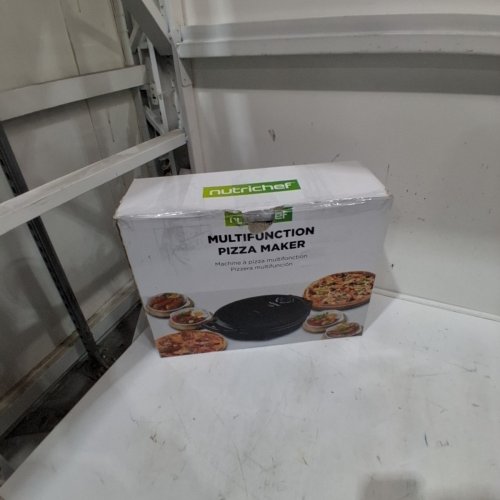 NUTRICHEF NON-STICK ELECTRIC MULTIPURPOSE PIZZA COOKER - 12" /1500W - BLACK (MODEL: ‎NCSW837BLACK) image 5