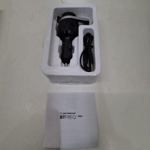 SCOSCHE BLUETOOTH WIRELESS HANDS-FREE CAR KIT WITH DIGITAL FM TRANSMITTER AND USB-A/USB-C CHARGING PORTS - BLACK (MODEL: BTFMPD3SR-SP) image 2