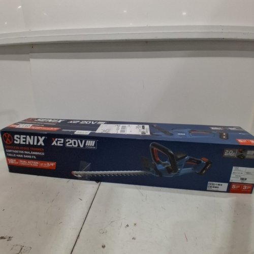 SENIX CORDLESS HEDGE TRIMMER - 20 V, 18" BLADE, 3/4" CUTTING CAPACITY - BLUE (MODEL: HTX2-M) image 8