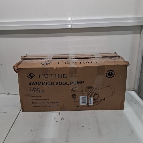 FOTING SWIMMING POOL PUMP - 2.5 H/P, 115/230V - BLACK/BLUE image 4
